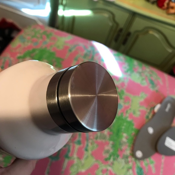 Rifle Paper Co x Corkcicle floral hydrangea blue printed canteen tumbler 16 oz - Picture 6 of 6